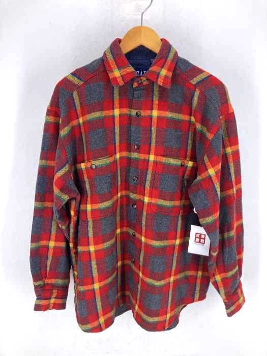Gap(ギャップ) 90S OLD チェック柄 フランネルシャツ メンズ  M