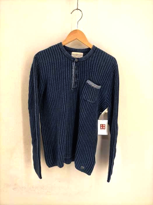 DENIM & SUPPLY RALPH LAUREN(デニムアンドサプライ ラルフローレン) インディゴ染ワッフルカットソー メンズ JPN：XS