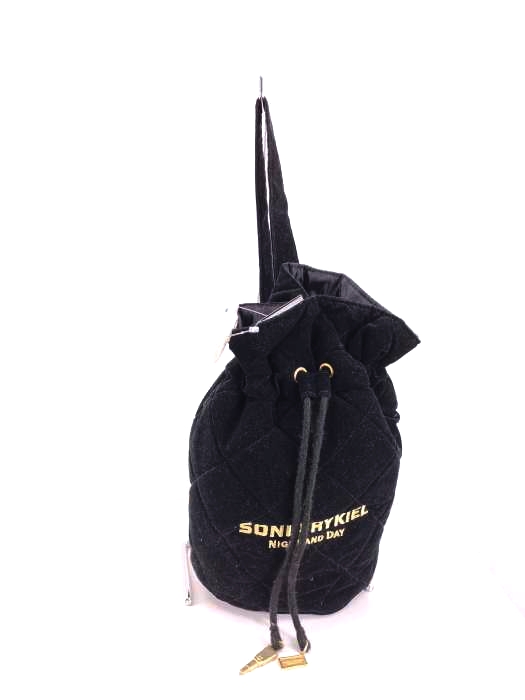 ソニアリキエル SONIA RYKIEL ベロアキルティング巾着バッグ レディース 表記無