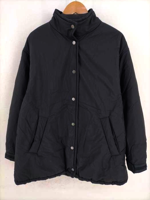 UNITED ARROWSブラックスタンドカラー ダウンコート アウター