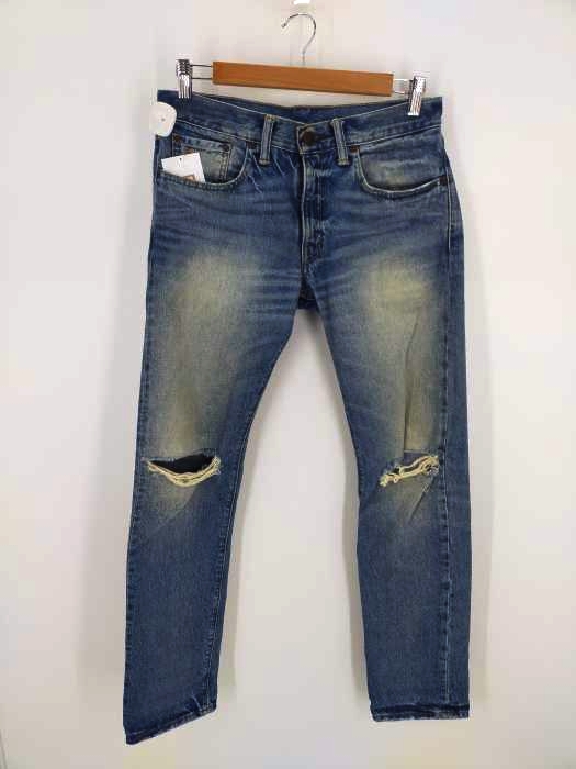 ダブルアールエル ラルフローレン RRL RALPH LAUREN ヴィンテージ加工 LAWSON WASH SLIM FIT デニムパンツ メンズ 30inch