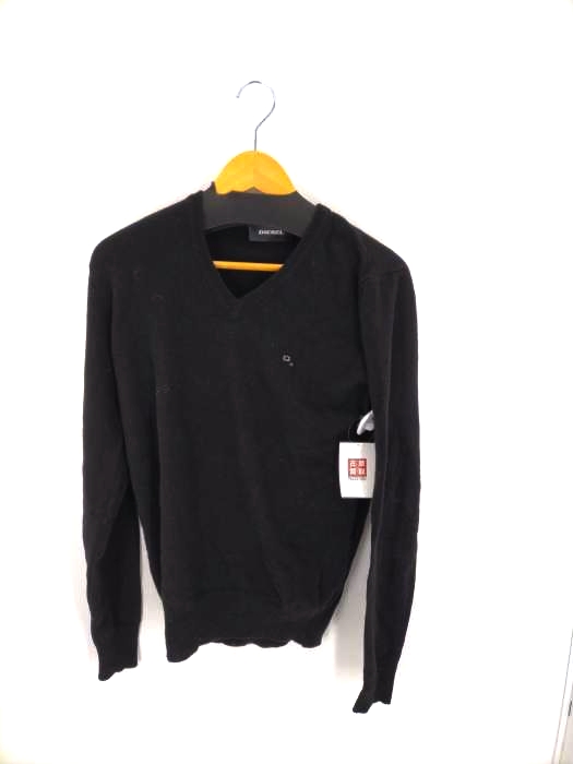ディーゼル DIESEL K-BENTILOGO MAGLIA Vネックニット メンズ import：M