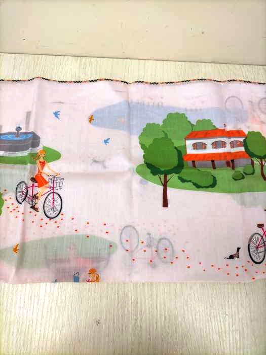 バーバリー BURBERRY サイクリング柄 スカーフ レディース 表記無