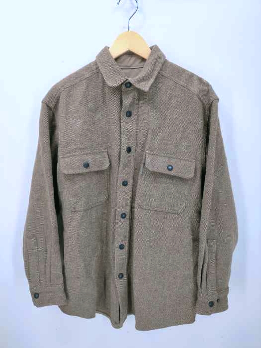 ウールリッチ WOOLRICH ウールナイロン スナップボタン L/Sシャツ メンズ JPN：M