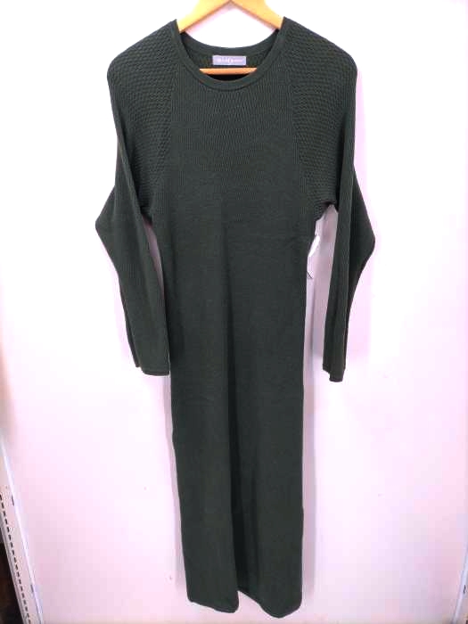 ダーマコレクション DAMA collection 20AW マキシ丈 サーマルニットワンピース レディース JPN：M