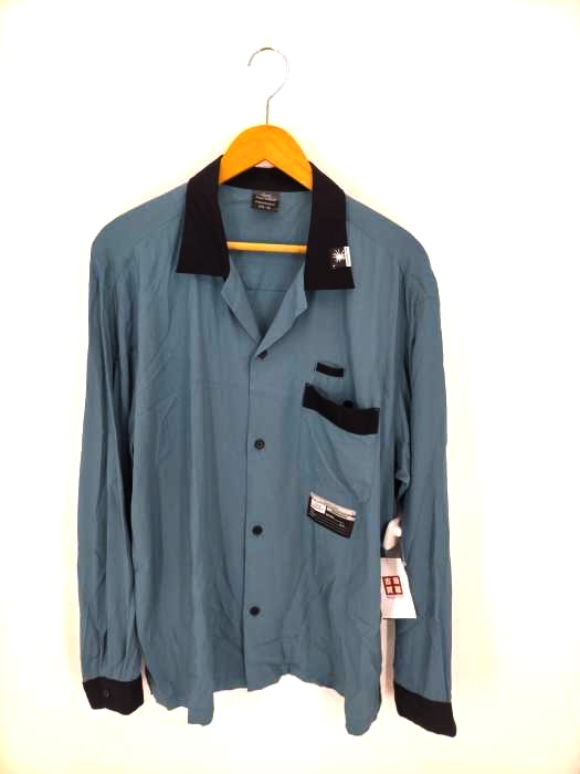 ミハラヤスヒロ MIHARA YASUHIRO レーヨン ボウリングシャツ メンズ JPN：XL