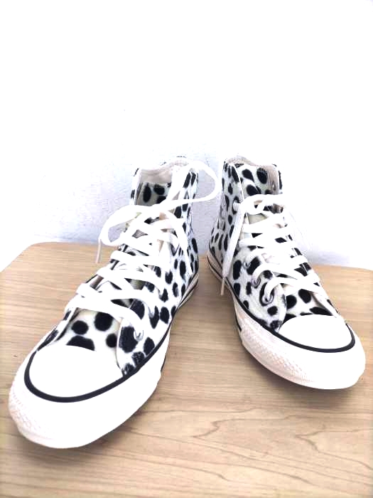 コンバース CONVERSE オールスター ダルメシアンファー HI レディース JPN：24.5