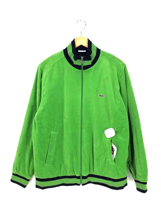 ラコステスポーツ LACOSTE SPORT ベロア地パデッドトラッカートラッカージャケット メンズ  4