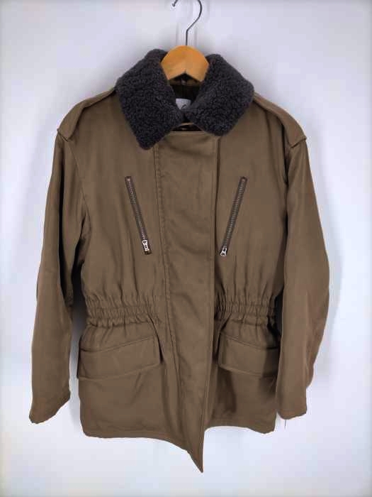 ロクビューティーアンドユースユナイテッドアローズ 6 BEAUTY & YOUTH UNITED ARROWS BOA COLLAR ZIP COAT レディース JPN：36
