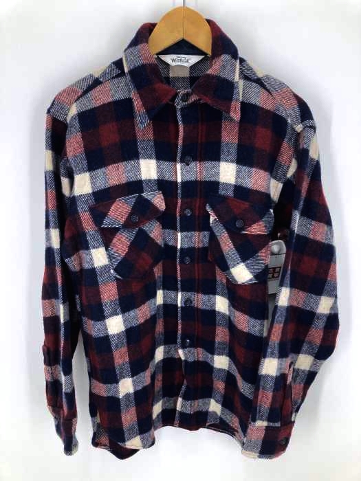 WOOLRICH(ウールリッチ) 60～70S 白タグ チェック柄 ネルシャツ メンズ  M
