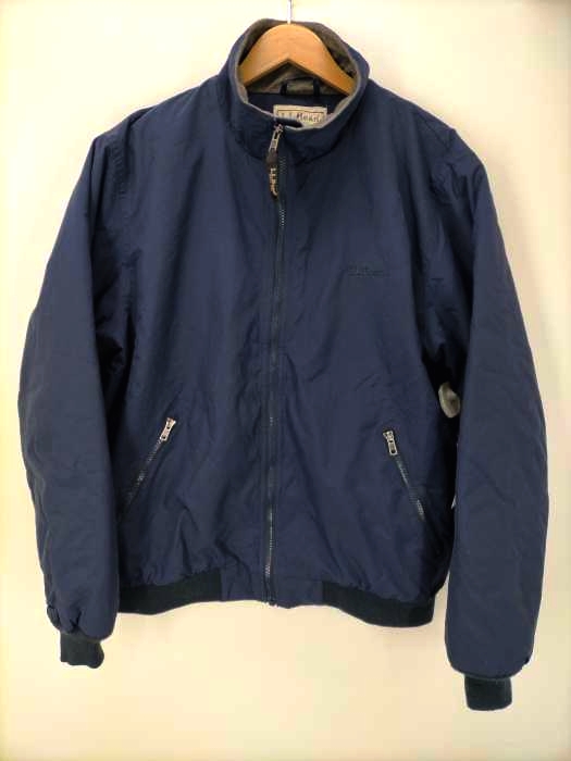 L.L.Bean(エルエルビーン) 90-00S 裏地フリース ウォームアップ ナイロンジャケット メンズ import:M