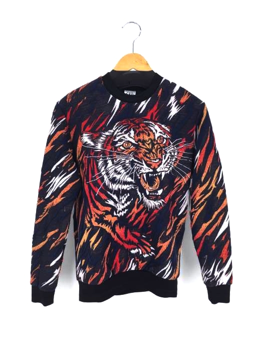 ZARA(ザラ) Jacquard Quilted Tiger Sweatshirt メンズ JPN：S