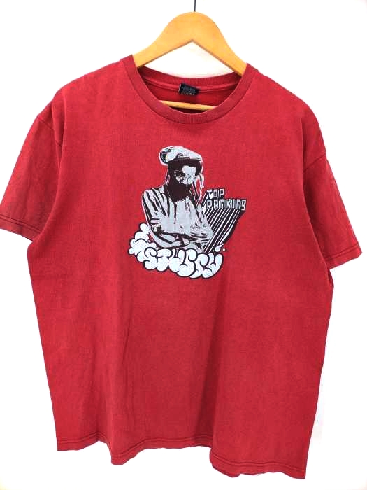 Stussy(ステューシー) 90S-00S 紺タグ クルーネックTシャツ メンズ import：L