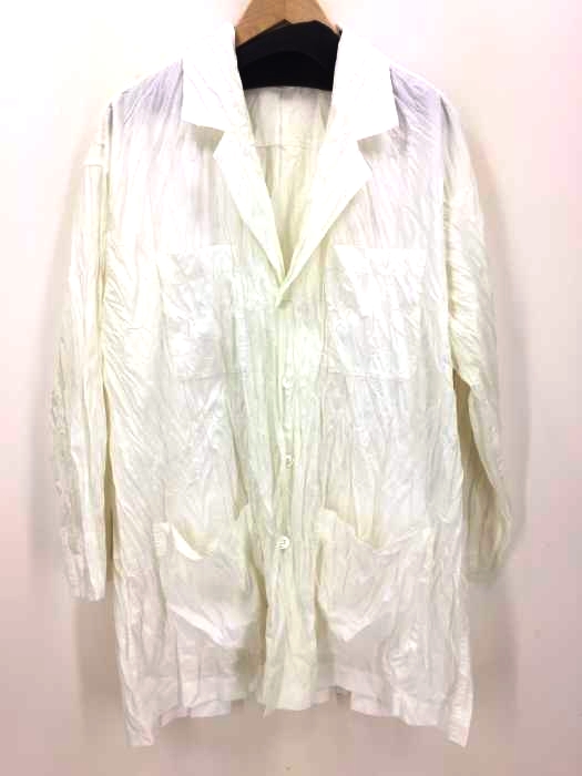 ISSEY MIYAKE(イッセイミヤケ) シワ加工シャツテーラードジャケット レディース JPN：M