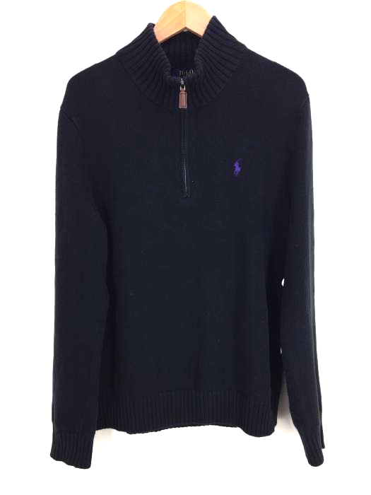 ポロラルフローレン POLO RALPH LAUREN ハーフジップ セーター メンズ  S