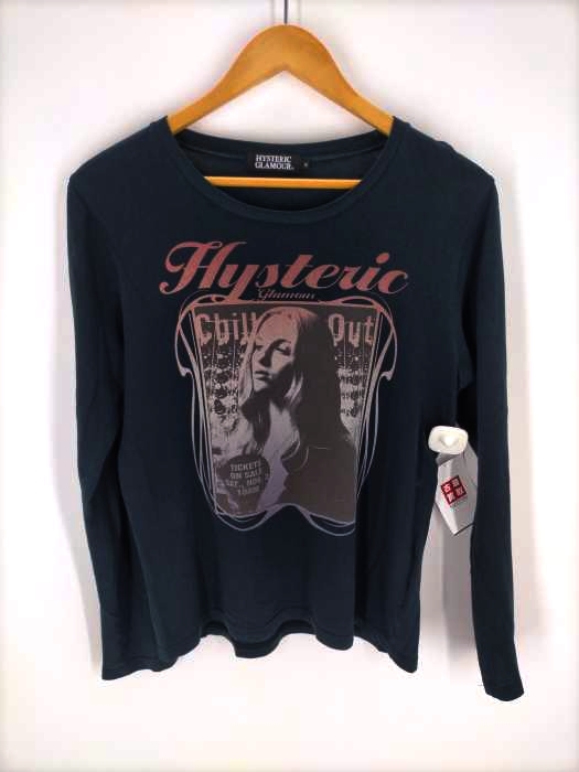 HYSTERIC GLAMOUR(ヒステリックグラマー) フォトプリント ロングスリーブTシャツ メンズ JPN：S