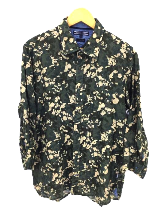 TOMMY HILFIGER(トミーヒルフィガー) カモリネンシャツ メンズ import：XL