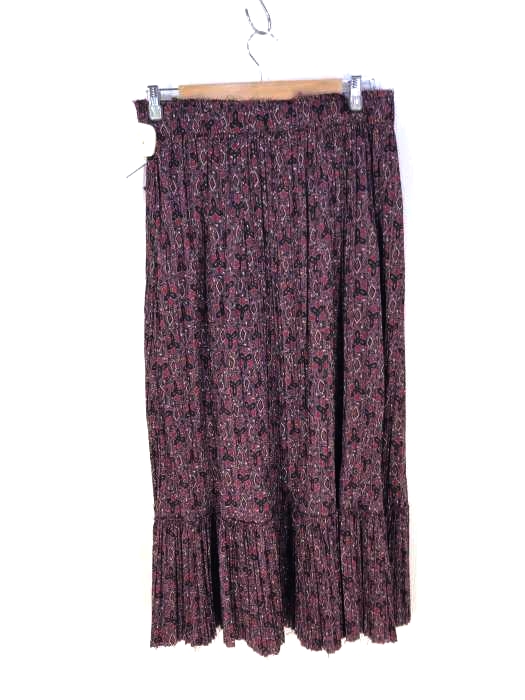ZARA(ザラ) PRINTED PLEATED SKIRT レディース  M