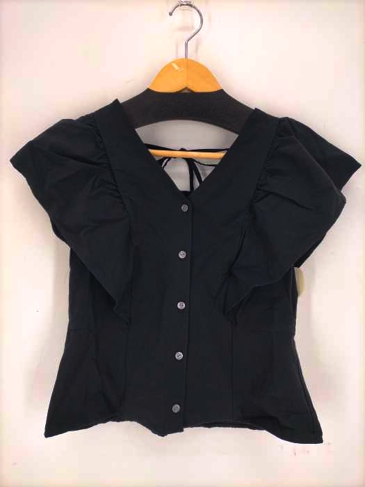 SLY(スライ) V／N FRILL トップス レディース FREE