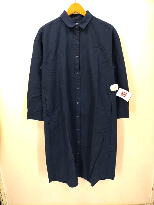 無印良品(ムジルシリョウヒン) マキシシャツワンピース レディース  M~L