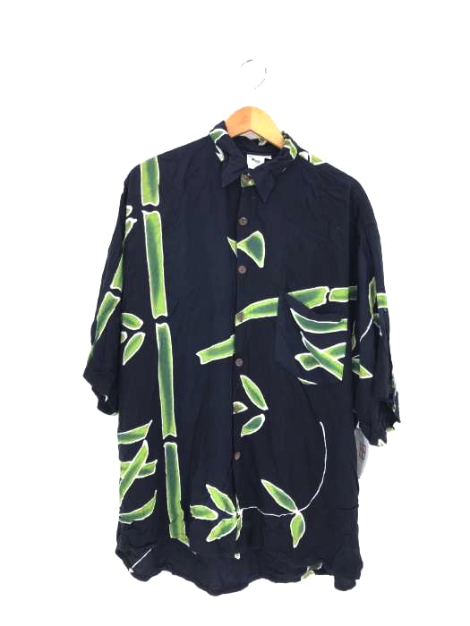 USED古着(ユーズドフルギ) 総柄 レーヨンアロハシャツ メンズ import：XL