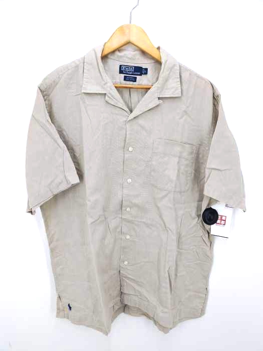 Polo by RALPH LAUREN(ポロバイラルフローレン) CALDWELL Cotton Open Collar S/S Shirt メンズ JPN：L
