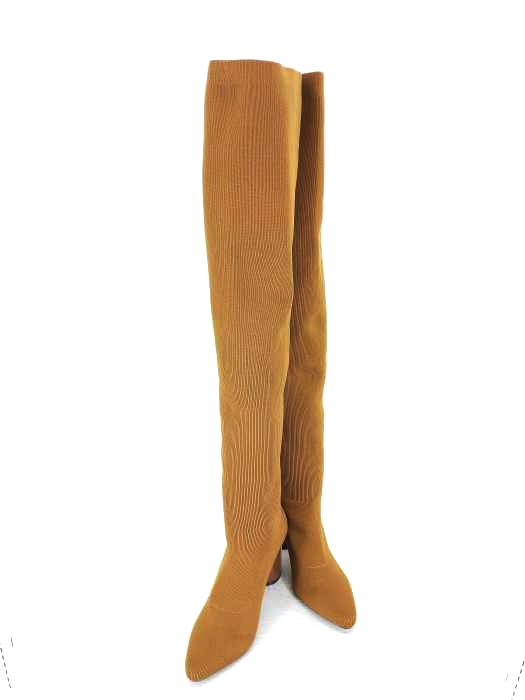 SLY(スライ) RIB FITTED KNEE HIGH BOOTS レディース  S