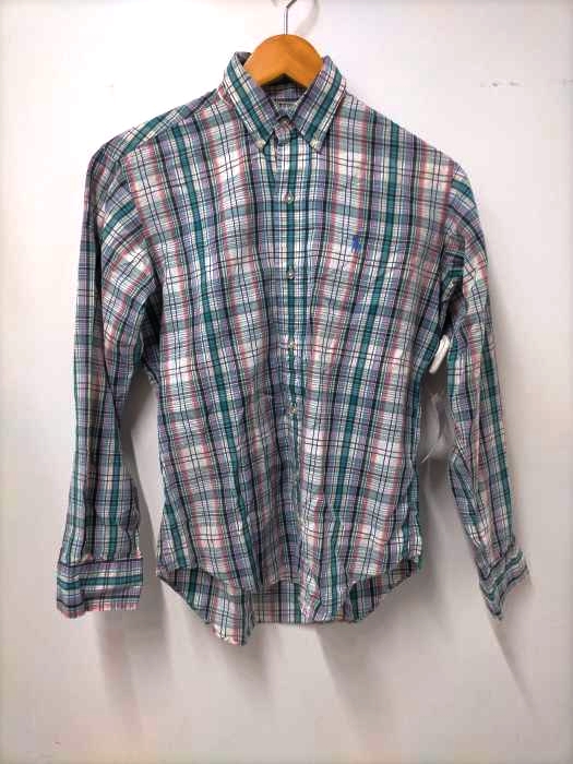 Polo by RALPH LAUREN(ポロバイラルフローレン) 緑タグ チェック柄ボタンダウンシャツ レディース  16