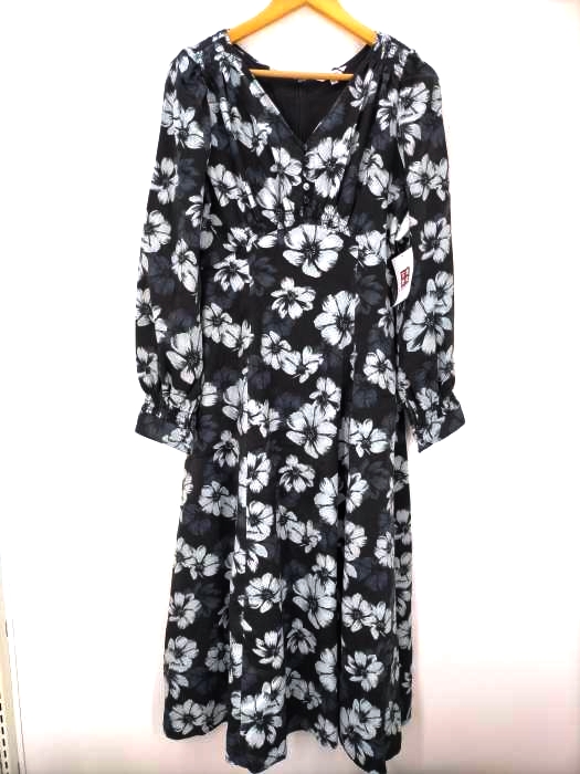 マウジー moussy MONOTONE FLOWER DRESS レディース  1