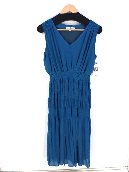 moussy(マウジー) V NECK CHIFFON GATHER DRESS レディース  FREE