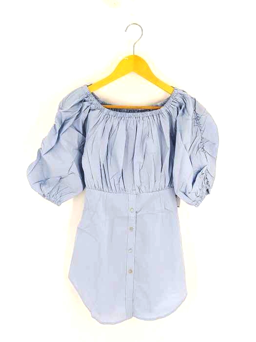 SLY(スライ) SHIRRING SHOULDER TUNIC レディース  1