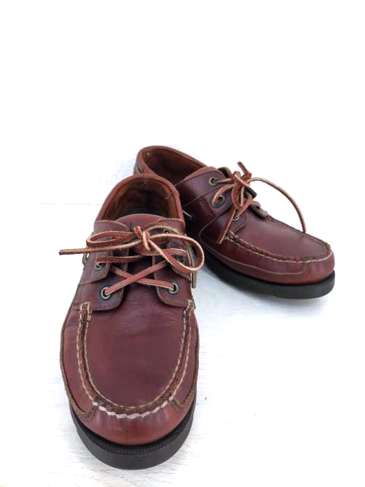 Clarks(クラークス) 3ホールレザーデッキシューズ メンズ US：8