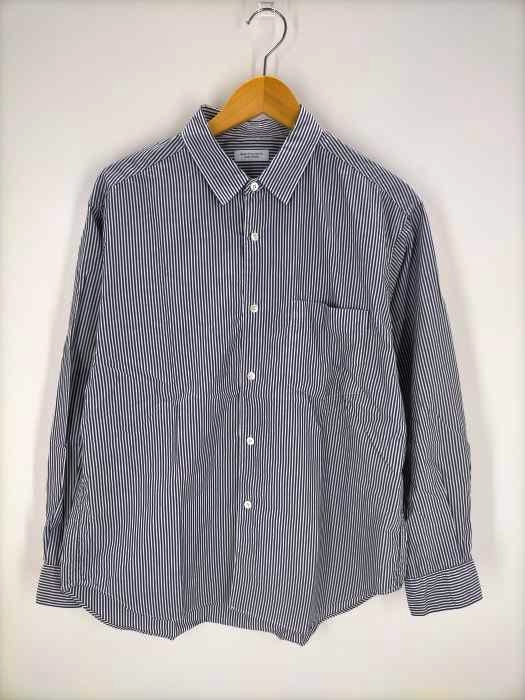UNITED ARROWS(ユナイテッドアローズ) ブルーストライプ ワイドフォルムシャツ メンズ JPN：M