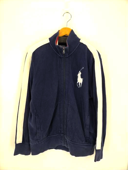 Polo by RALPH LAUREN(ポロバイラルフローレン) ビッグポニー刺繍 リブライン ジップアップブルゾン メンズ  LL