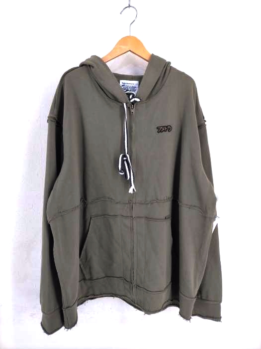 USED古着(ユーズドフルギ) インサイドアウトデザイン ジップアップパーカー メンズ JPN：XL