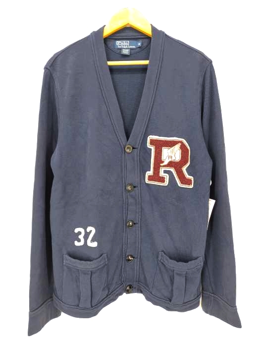 Polo by RALPH LAUREN(ポロバイラルフローレン) ウィングフット レタードカーディガン メンズ import：M