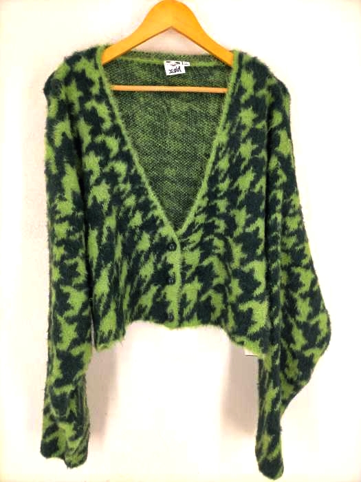 X-girl(エックスガール) 21AW SHAGGY KNIT CARDIGAN レディース ONE SIZE
