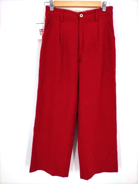 UNIVERSAL OVERALL(ユニバーサルオーバーオール) 別注ウールワイドパンツ レディース  L