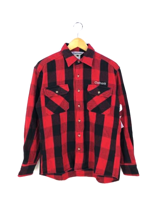Carhartt(カーハート) ロゴ刺繍バッファローチェックネルシャツ メンズ  MEDIUM