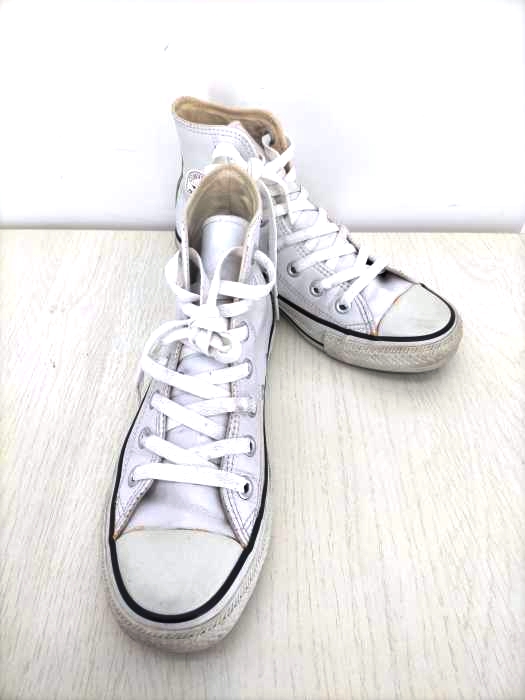 コンバース CONVERSE レザーオールスター HI レディース JPN：23