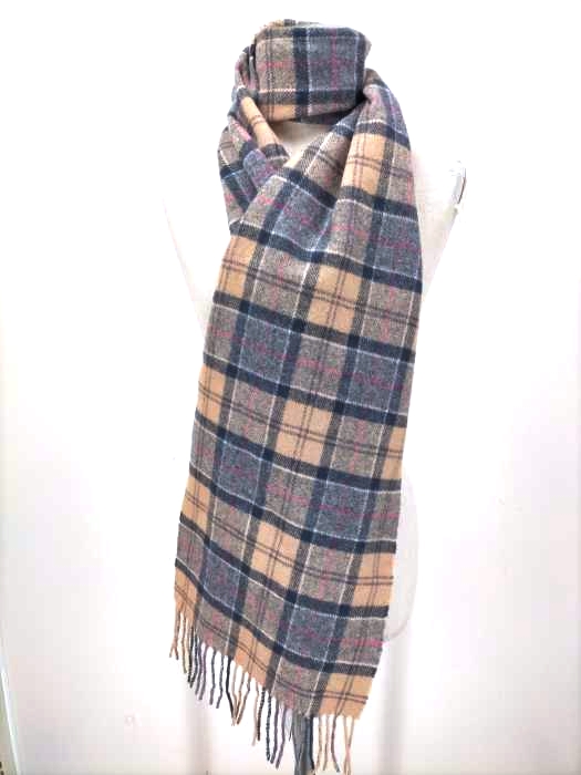 バブアー Barbour TARTAN LAMBSWOOL SCARF タータンチェックマフラー メンズ 表記無