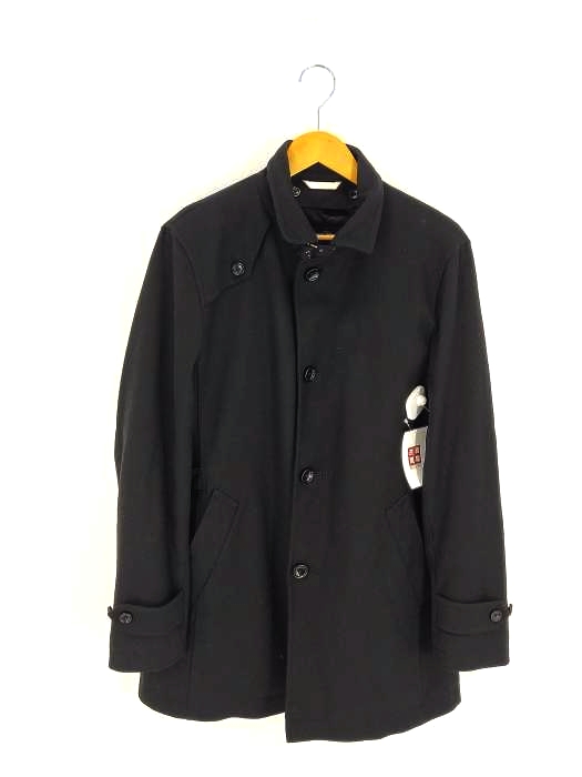 ユーズドフルギ USED古着 {{DESERT BLACK}} ポリエステル ハーフコート メンズ JPN：M