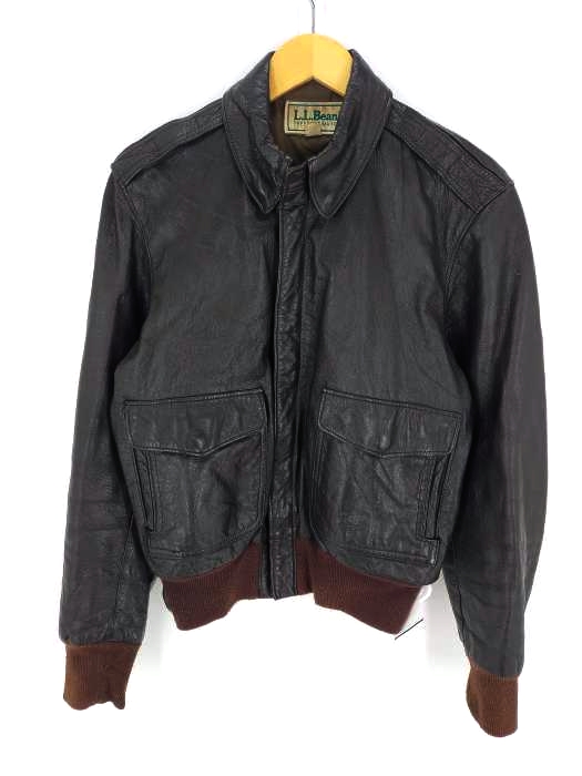 エルエルビーン L.L.Bean レザートラッカージャケット A-2 メンズ  38