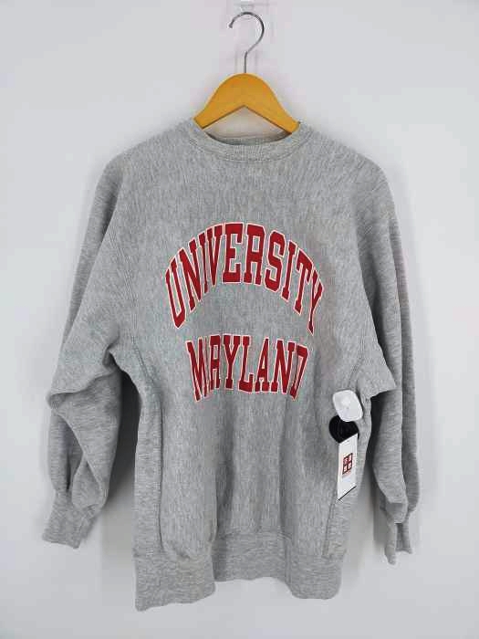 チャンピオン Champion REVERSE WEAVE UNIVERSITY MARYLAND カレッジプリント 両面プリント クルーネックスウェット メンズ 表記無