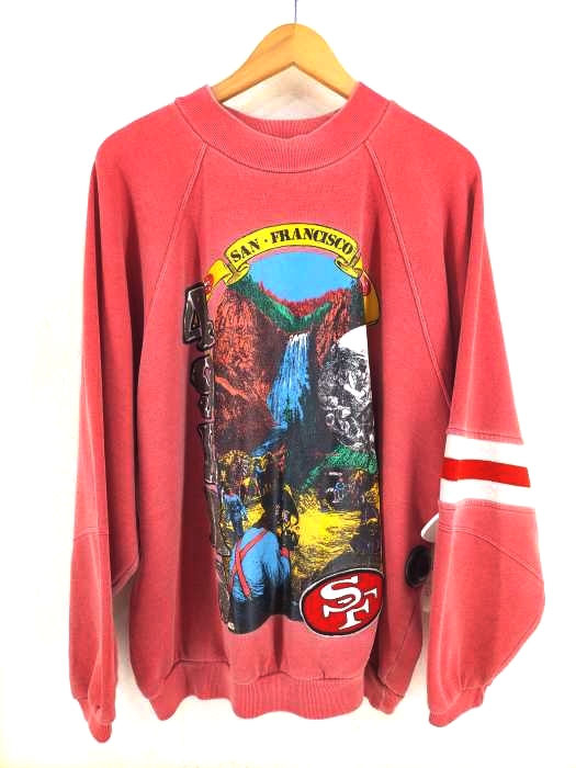ユーズドフルギ USED古着 NFL San Francisco 49ers プリントスウェット メンズ 表記無