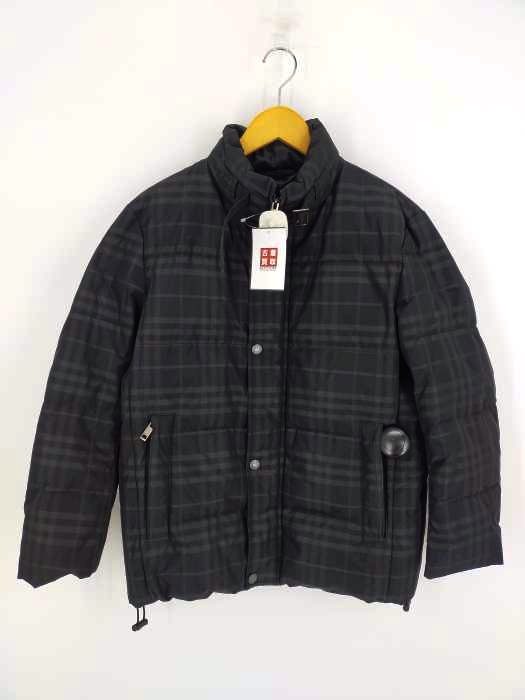 バーバリーブルーレーベル BURBERRY BLUE LABEL チェックダウンジャケット メンズ import：M