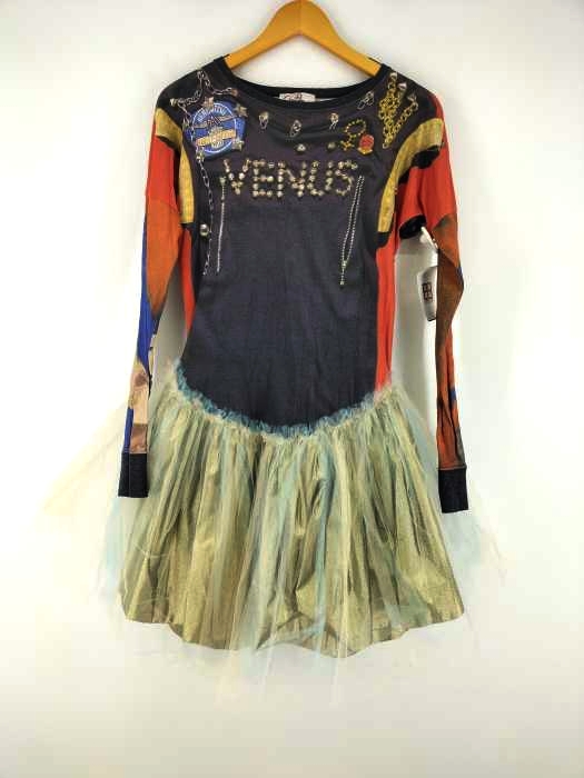 ヴィヴィアンウエストウッドレッドレーベル Vivienne Westwood RED LABEL 変形 チュールワンピース レディース JPN：S