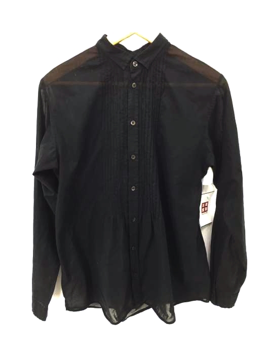USED古着(ユーズドフルギ) LAITINEN バックフォトフリルシャツ メンズ import：S
