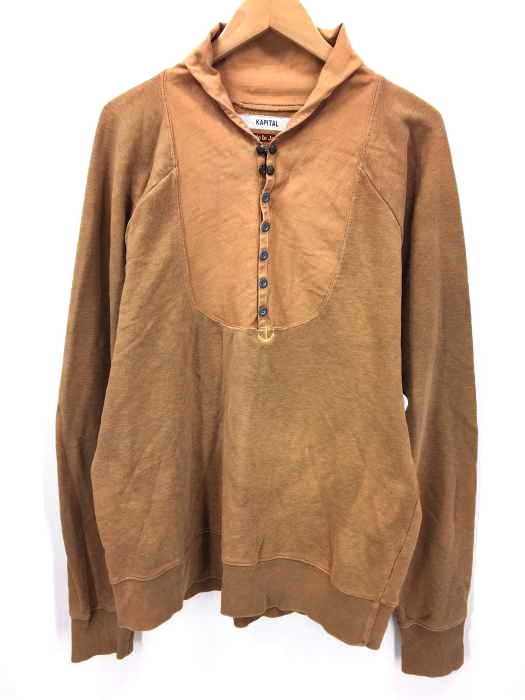 KAPITAL(キャピタル) ハーフボタン プルオーバーカットソー レディース JPN：L