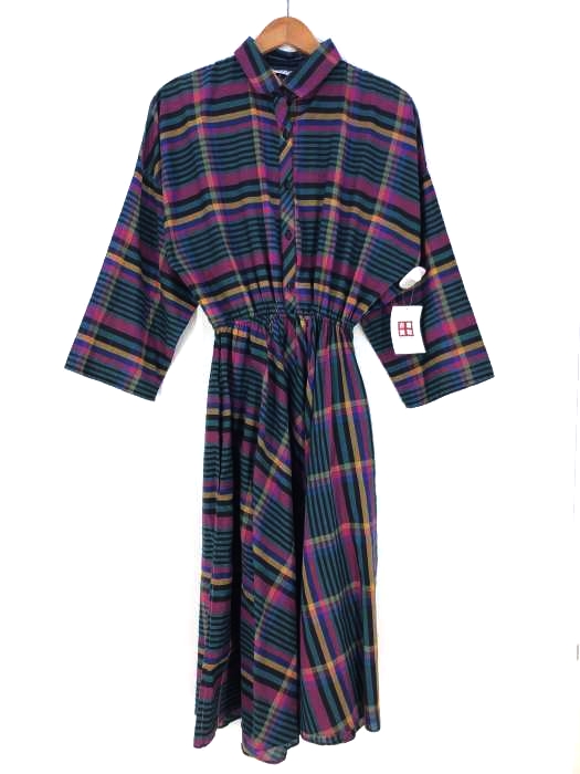 USED古着(ユーズドフルギ) 80S アメリカ製シャツワンピース レディース  無